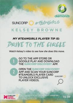 2019 Tap 'N' Play Suncorp Super Netball - #Teamgirls #TG-09 Kelsey Browne Back